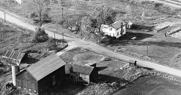 Vintage Aerial photo from 1963 in Medina County, OH