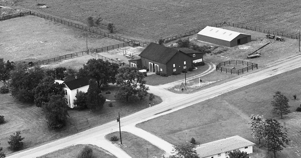 Vintage Aerial photo from 1972 in Crawford County, OH