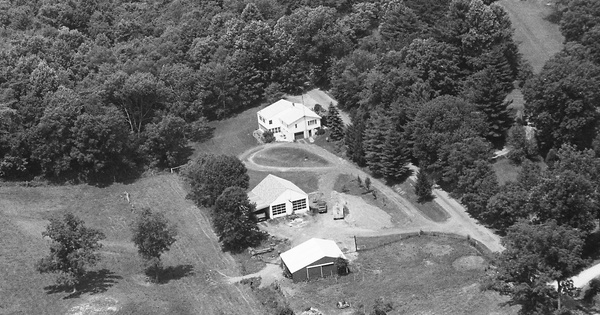 Vintage Aerial photo from 1996 in Coshocton County, OH