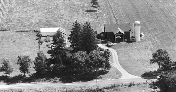 Vintage Aerial photo from 1965 in Ashtabula County, OH