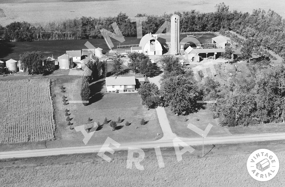 Vintage Aerial Minnesota Yellow Medicine County 1978 13RYEM28