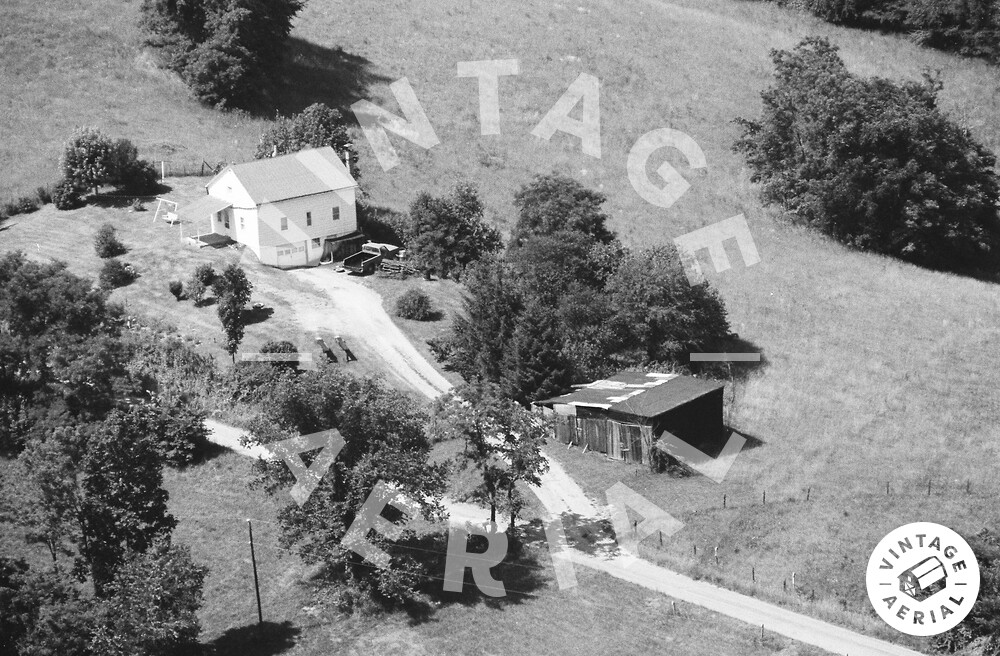 Vintage Aerial West Virginia Marshall County 1983 55DMA24