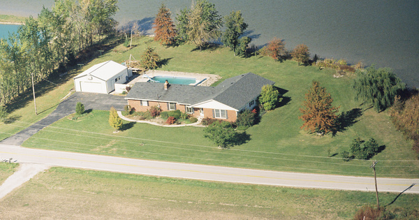 Vintage Aerial photo from 1998 in Ottawa County, OH