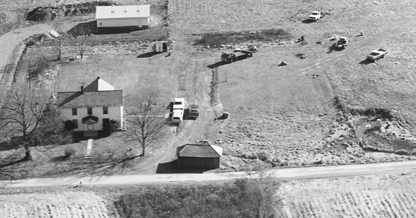 Vintage Aerial photo from 1980 in Perry County, OH
