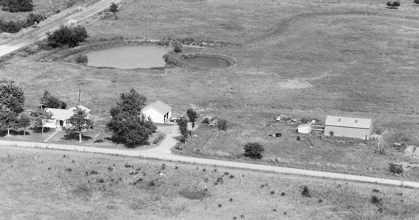 Vintage Aerial photo from 1984 in Shawnee County, KS