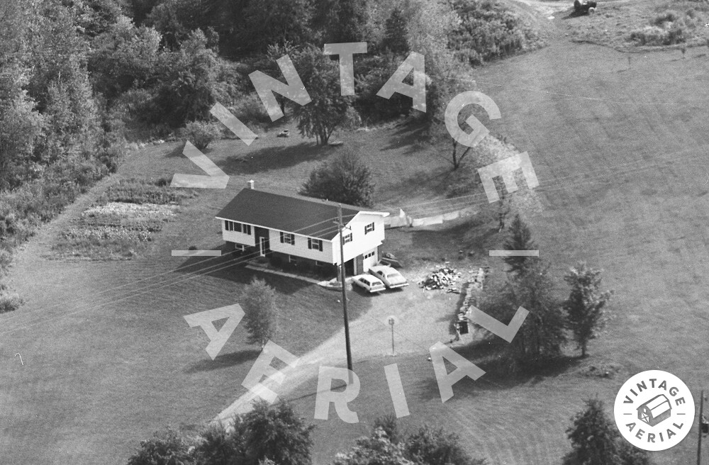 Vintage Aerial New York Tompkins County 1982 25NTO14