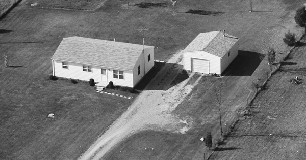 Vintage Aerial photo from 1982 in Shelby County, OH