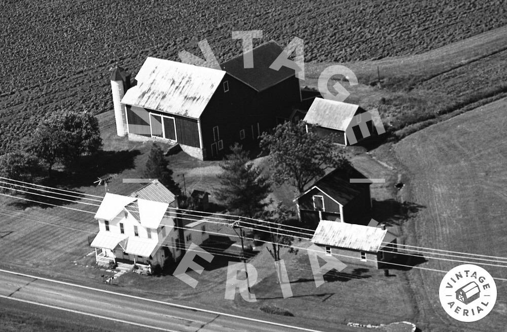 Vintage Aerial Pennsylvania Montour County 1982 2HMOU13