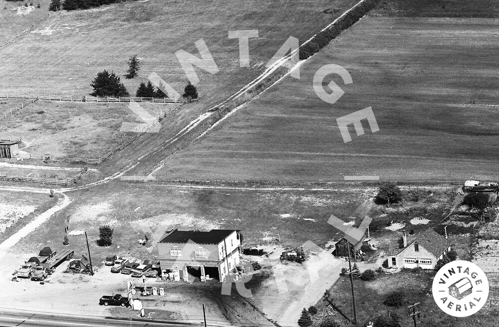 Vintage Aerial Pennsylvania Mifflin County 1966 1DMI15