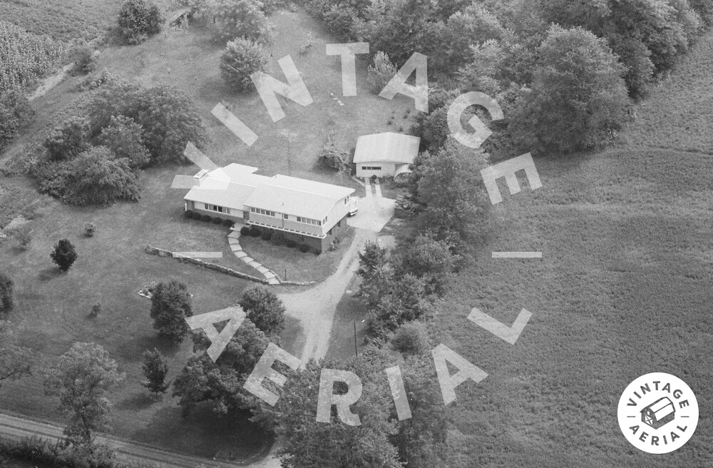 Vintage Aerial Pennsylvania Mercer County 1982 53HME14