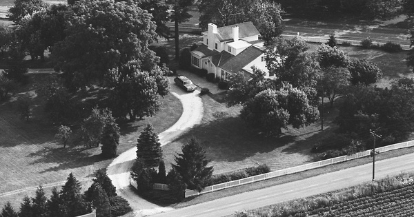 Vintage Aerial photo from 1967 in Elkhart County, IN