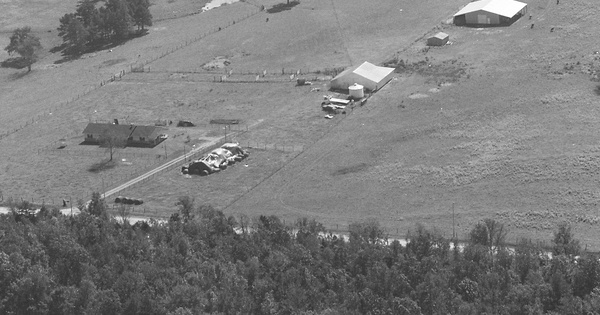 Vintage Aerial photo from 1990 in White County, AR