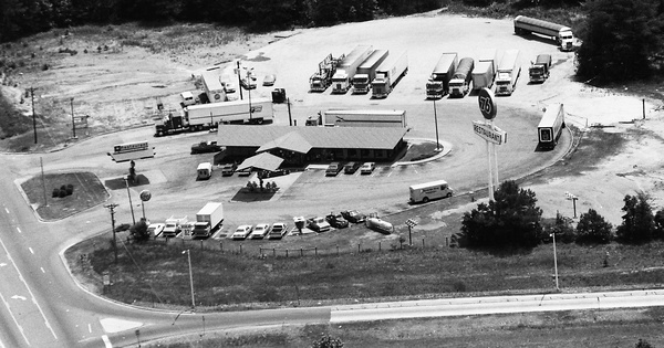 Vintage Aerial photo from 1987 in Banks County, GA