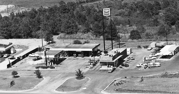 Vintage Aerial photo from 1986 in Coweta County, GA