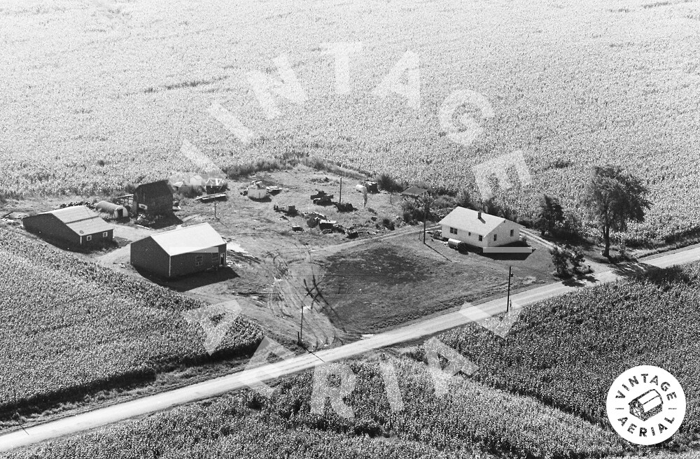 Vintage Aerial Illinois McLean County 1966 107FML3