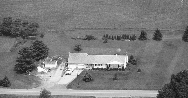Vintage Aerial photo from 1989 in Chester County, PA