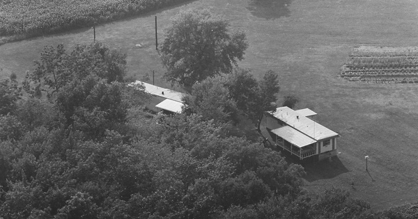 Vintage Aerial photo from 1980 in Clinton County, PA