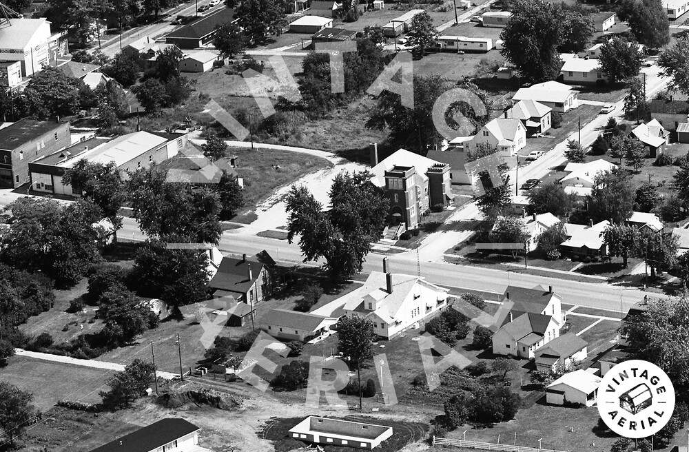 Vintage Aerial Illinois Vermilion County 1972 93KVE7