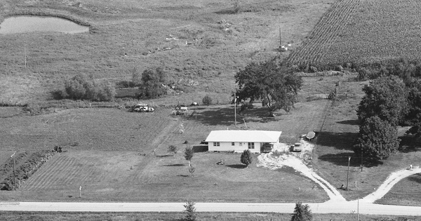 Vintage Aerial photo from 1982 in Platte County, MO