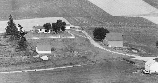 Vintage Aerial photo from 1980 in Platte County, MO