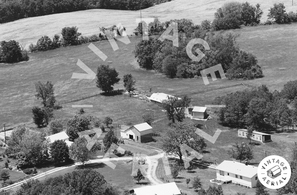 Vintage Aerial Missouri Ste. Genevieve County 1985 2ZSG10