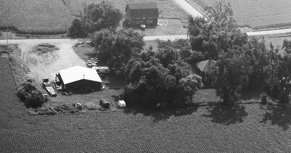 Vintage Aerial photo from 1992 in Sac County, IA