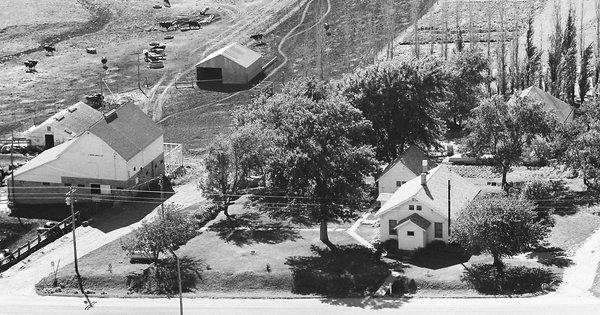 Vintage Aerial photo from 1971 in Sac County, IA