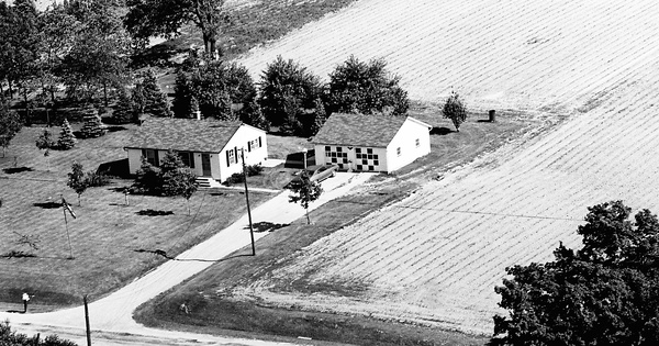 Vintage Aerial photo from 1971 in Berrien County, MI