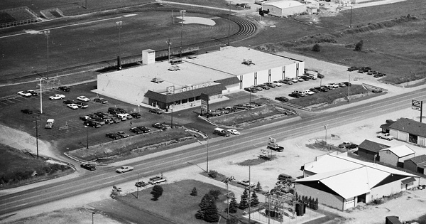 Vintage Aerial photo from 1980 in Bay County, MI