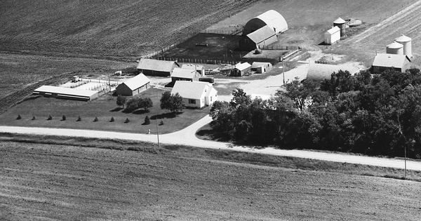 Vintage Aerial photo from 1983 in Murray County, MN