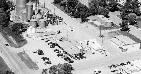 Vintage Aerial photo from 1990 in Meeker County, MN