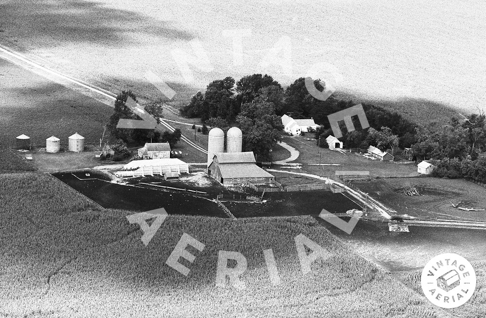 Vintage Aerial Iowa Emmet County 1981 33CEM27