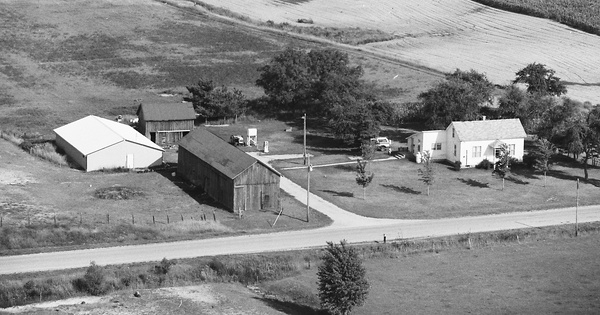 Vintage Aerial photo from 1978 in Mason County, MI