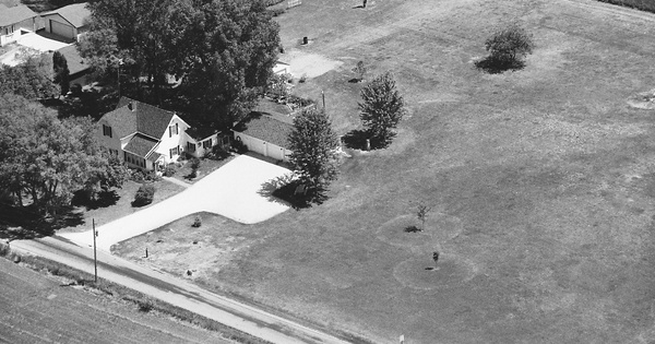 Vintage Aerial photo from 1999 in Grant County, IN