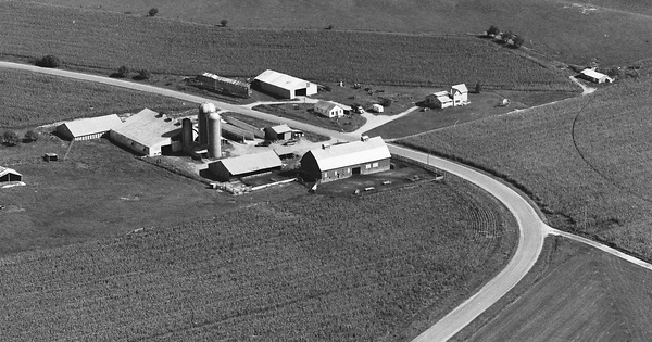 Vintage Aerial photo from 1998 in Antrim County, MI