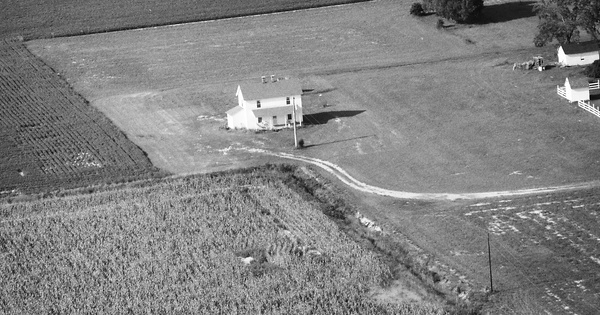 Vintage Aerial photo from 1988 in Wicomico County, MD