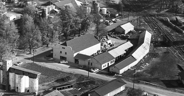Vintage Aerial photo from 1968 in Wabash County, IN