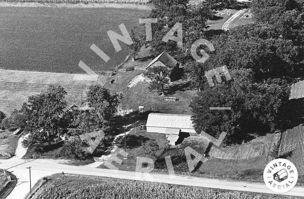 Vintage Aerial Indiana White County 1965 39CWH35
