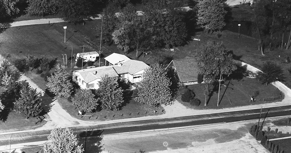 Vintage Aerial photo from 1970 in LaPorte County, IN