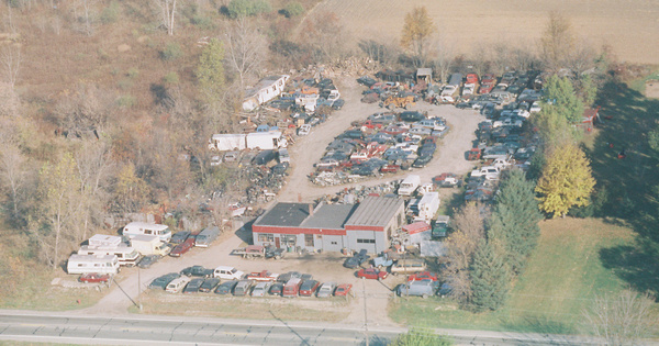 Vintage Aerial photo from 1999 in Wayne County, MI