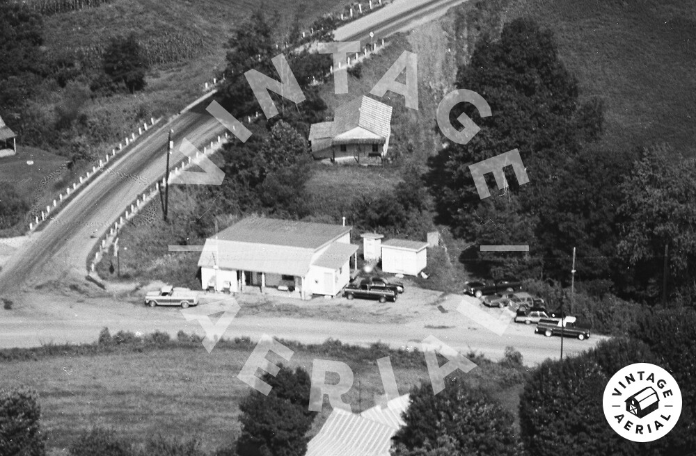Vintage Aerial Kentucky Elliott County 1982 2WEL4