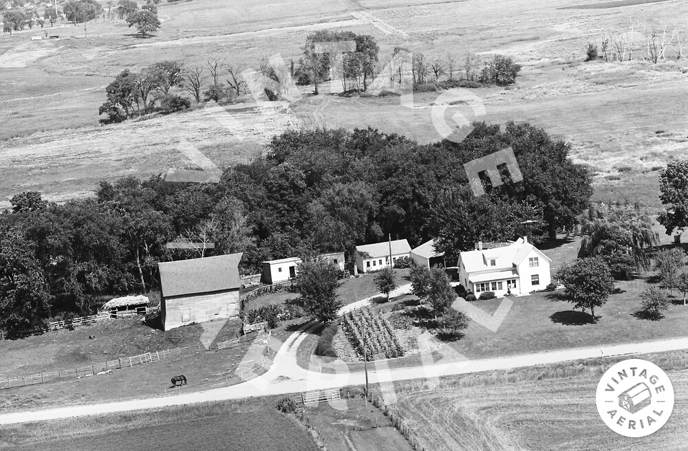 Vintage Aerial Minnesota Le Sueur County 1967 1MLE13