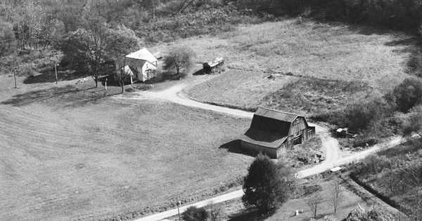 Vintage Aerial photo from 1982 in Lawrence County, KY