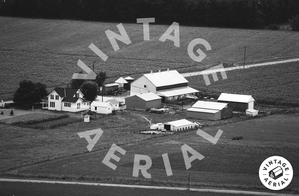 Vintage Aerial Indiana Ripley County 1977 8HRI30