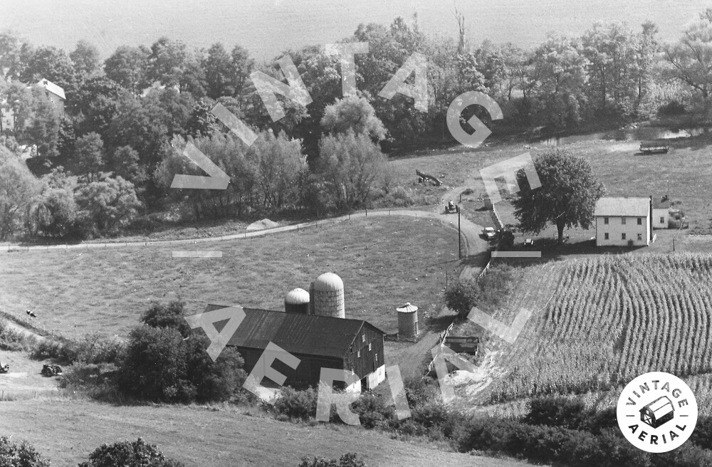 Vintage Aerial Pennsylvania Blair County 1968 5PBL20