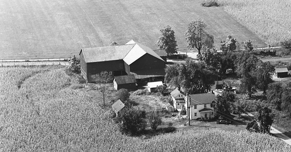 Vintage Aerial photo from 1968 in Blair County, PA