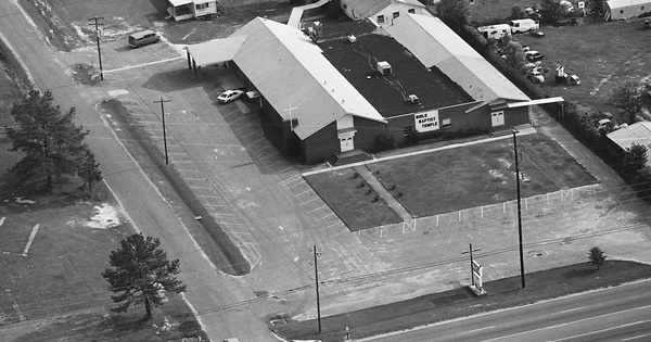 Vintage Aerial photo from 1982 in Houston County, GA