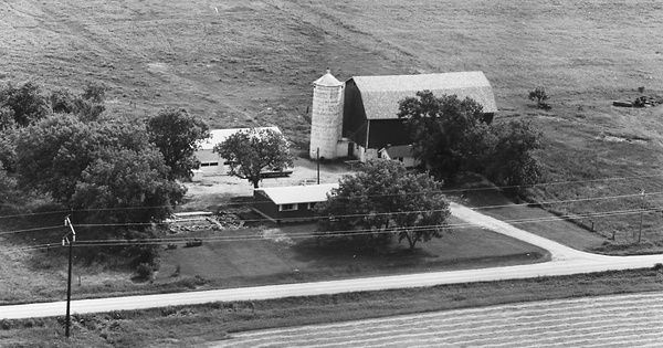Vintage Aerial photo from 1972 in St. Croix County, WI