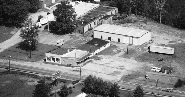 Vintage Aerial photo from 1989 in Rowan County, NC