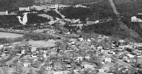 Vintage Aerial photo from 1980 in Moore County, TN